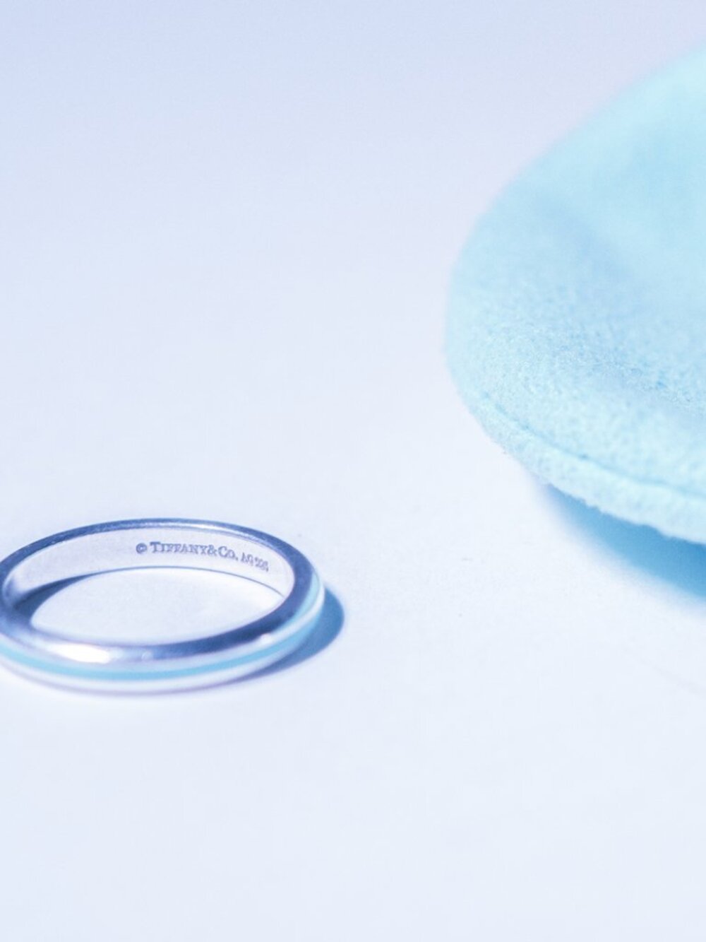 Tiffany & Co. Enamel Stripe Ring - Picture 3 of 6